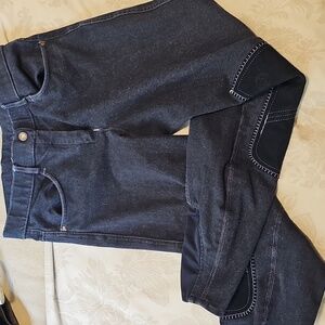 Cotton Blend Denim Horseback Riding Breeches